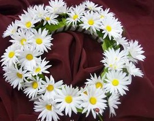 Венок с ромашек своими руками 45