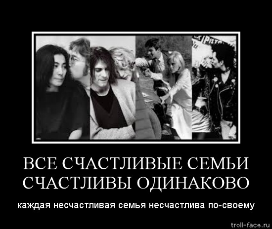Всё семьи счастливы одинаково цитата Счастливые семьи счастливы одинаково, а несчастливые - каждая по-своему
