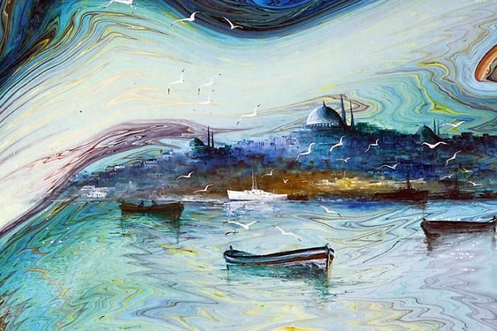 Рисунки по воде в домашних условиях