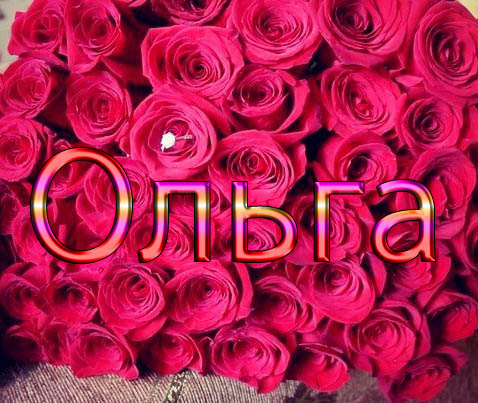 Фото цветов и имени ольга
