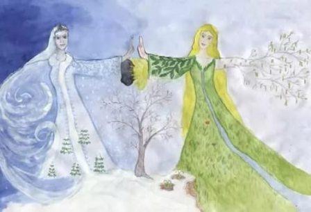 Рисовать зиму и весну Рисовать зиму и весну