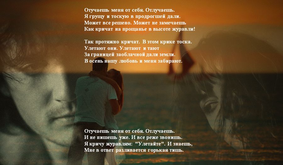 Стих я тебя от себя отучаю Стих я тебя от себя отучаю