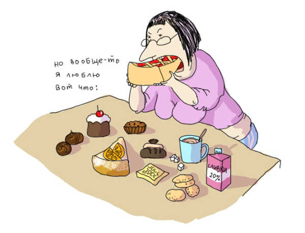 Диеты на открытках