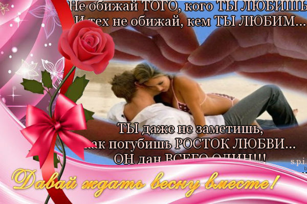Выходом, надпись с картинками не обижайте друг друга