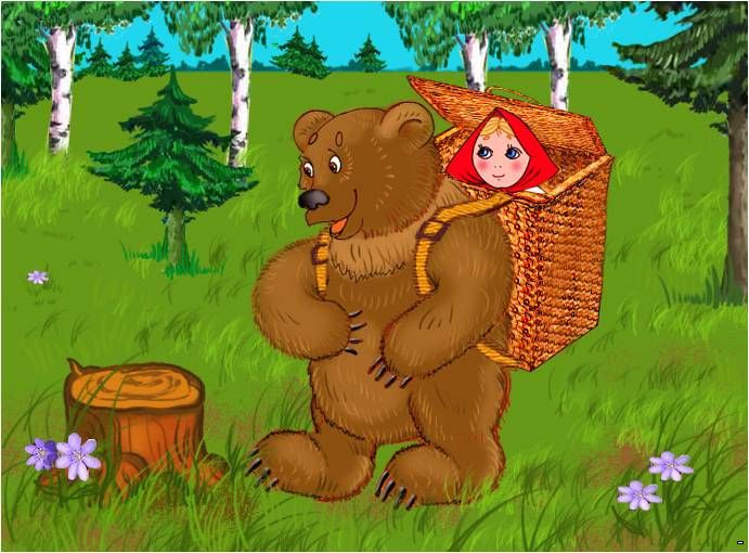 Сказка маша и медведь картинки анимации, картинки новым
