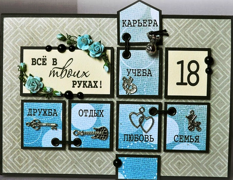 Открытка сыну на 18 лет от родителей