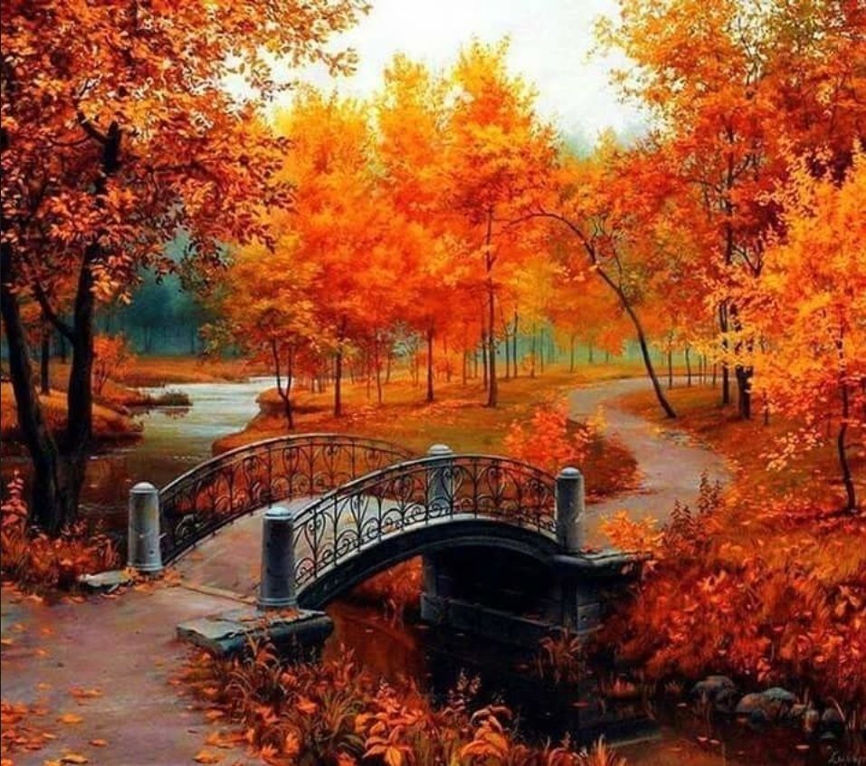Картинки пейзажные осень, днем рождения музыкальные