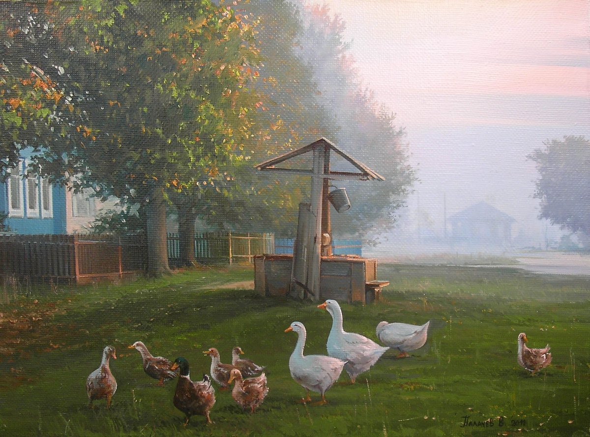 Сыну, открытки деревенские мотивы