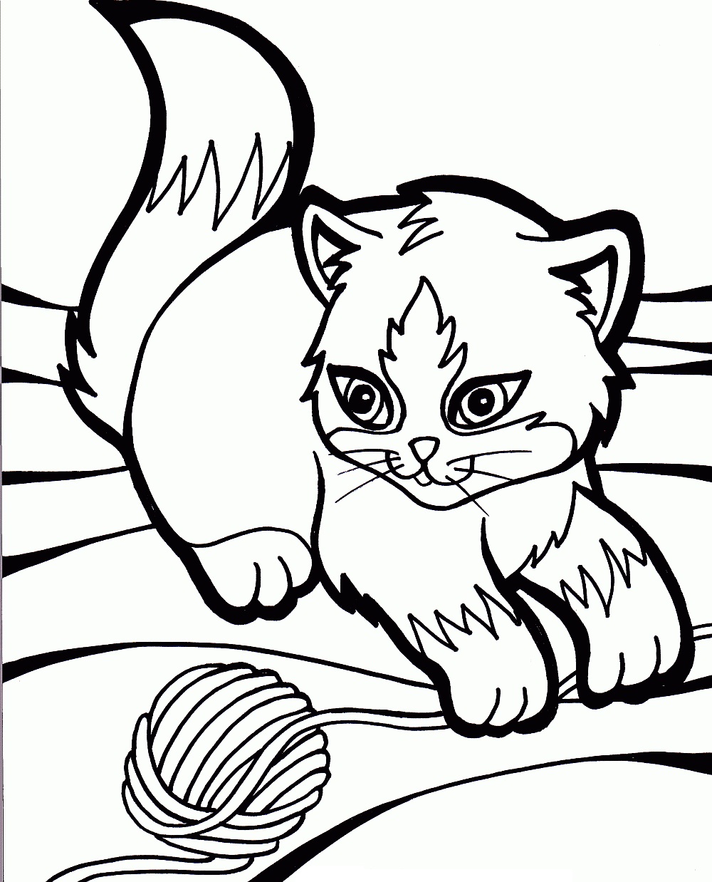 Самые красивые, кошка с котятами рисунок